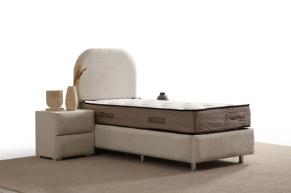 Lit Coffre Jade 1 place - tissus chenille