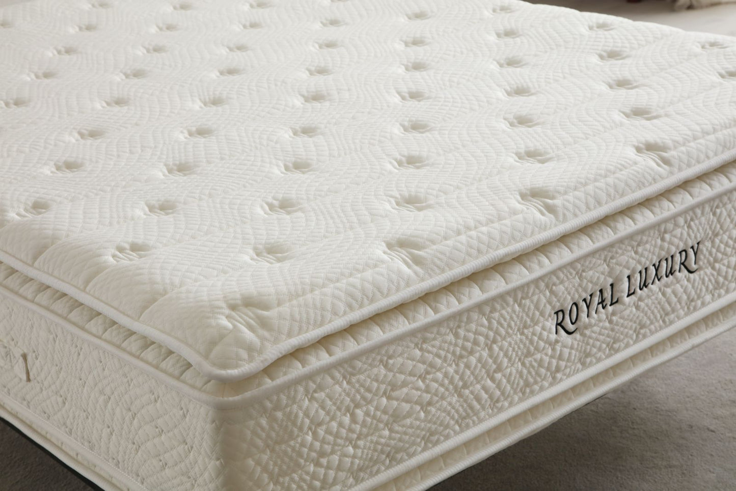 Matelas San Martino Royal Luxury Ressorts - 36 cm avec double surmatelas Intégré